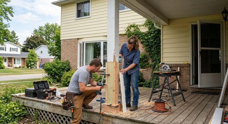 Terrace Post Repair in Redmond, WA