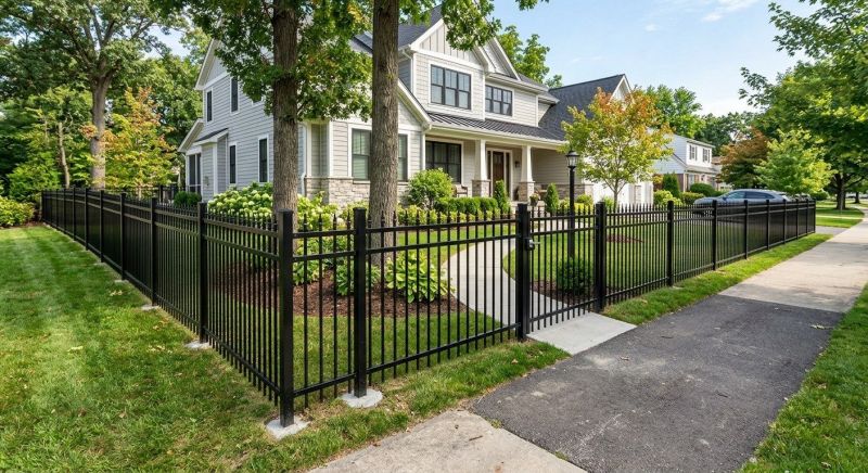 Aluminum Fence Construction in Alpharetta, GA